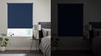 Rulou Opac Termic OBdeco 45x130 cm (Lățime material 41 cm) Albastru Închis, Fără Găurire, Standard Oeko-Tex 100, Protecție Solară pentru Ferestre și Uși 5