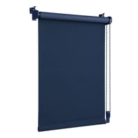 Rulou Opac Termic OBdeco 45x130 cm (Lățime material 41 cm) Albastru Închis, Fără Găurire, Standard Oeko-Tex 100, Protecție Solară pentru Ferestre și Uși 1