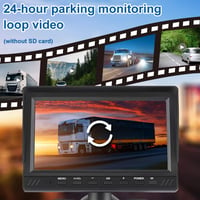 OBEST 7 Colos Tolatókamera Monitor Szett 4 Csatornás Képernyő Éjjellátó Vízálló 3