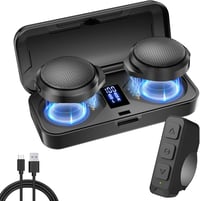 OBEST Bluetooth 5.3 Motoros Sisak Headset Vezetékmentes Fülhallgató Töltődobozzal 1