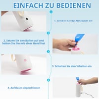 Elektrická pumpa na balóny OBEST, prenosný mini elektrický kompresor na balóny, na dekoráciu večierkov, svadieb, narodenín a podujatí 8