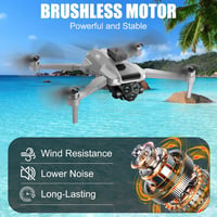 OBEST GPS Drón 4K Kamerával, 5G WiFi FPV, 4,5" Képernyő, 2 Akkumulátor, 50 Perc Repülési Idő 5