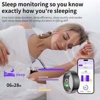 OBEST Okosgyűrű Fitness Tracker Szívritmus Véroxigén Alvásmonitor IP68 Vízálló 3