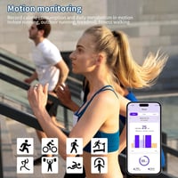 OBEST Okosgyűrű Fitness Tracker Szívritmus Véroxigén Alvásmonitor IP68 Vízálló 4