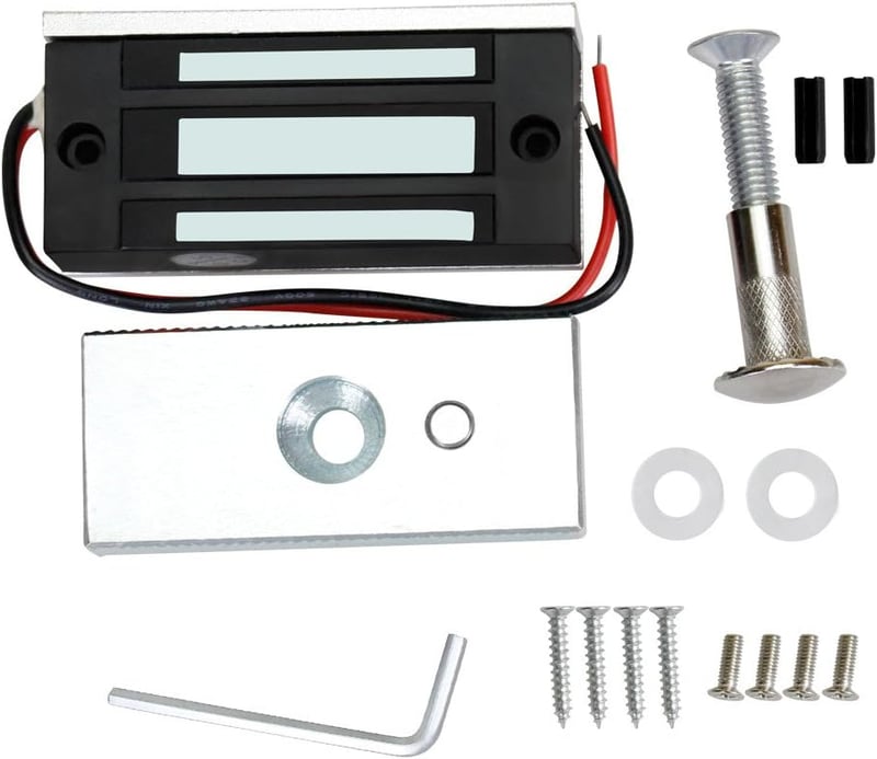 OBO HANDS 60KG 12V elektromágneses ajtózár beléptető rendszerhez, elektromos mágneses zár 132lbs