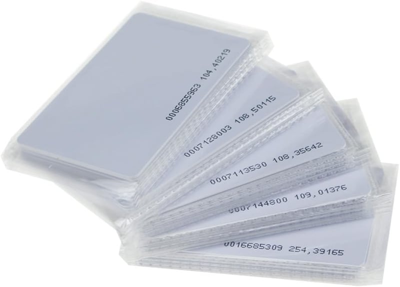 OBO HANDS RFID Proximity kártya 125 KHz ID-EM4100 100 db vékony ajtónyitó