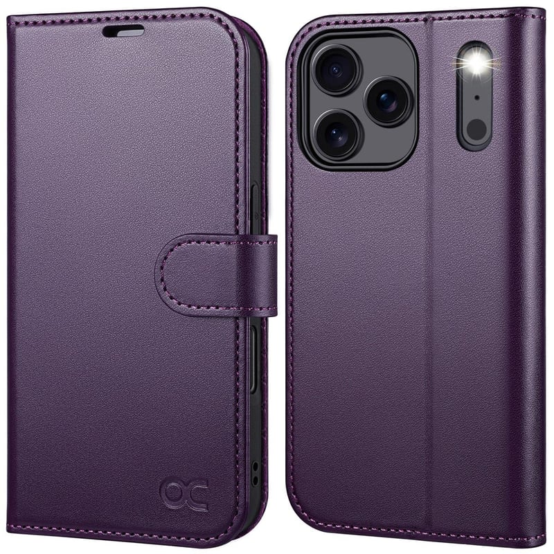 Puzdro OCASE pre iPhone 17 Pro Max (6,9 palca) – tmavofialový kryt na telefón, ochranné puzdro