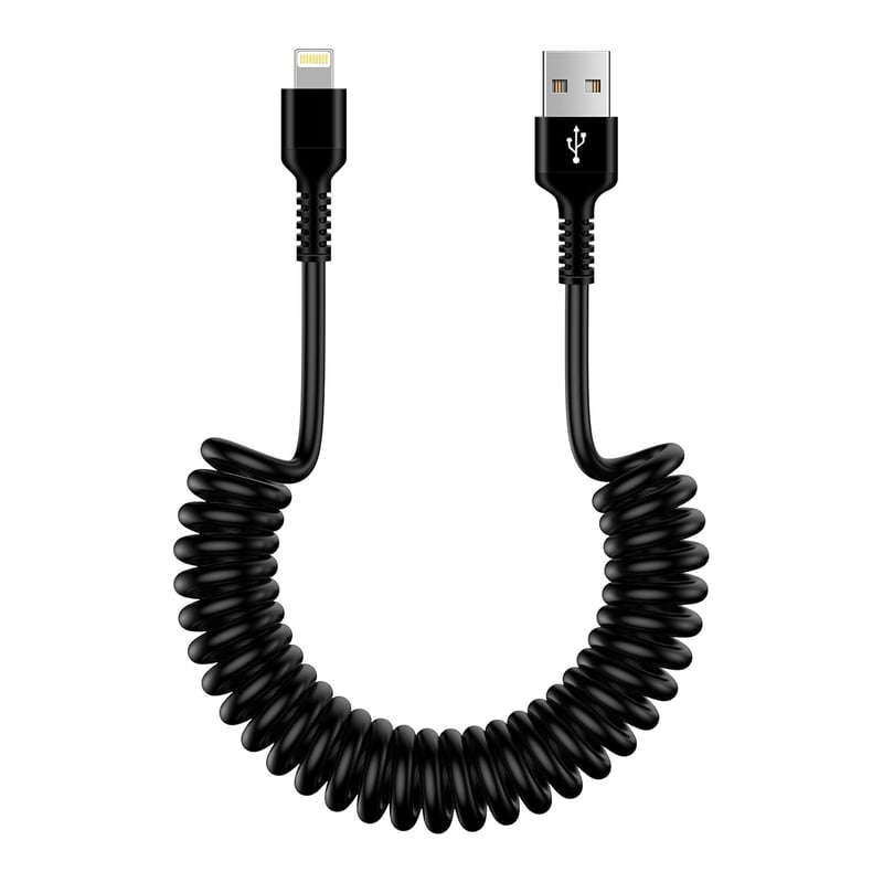 Ocbuo MFI Certified spirál USB-Lightning kábel iPhone 14/13/12/11 gyors töltéshez