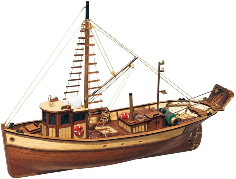 Occre Palamós 1:275 Méretarányú Hajómodell Építőkészlet Gyerekeknek - Tradicionális Színű Fém Vitorláshajó Makett 45,7 cm