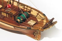 Occre Palamós 1:275 Méretarányú Hajómodell Építőkészlet Gyerekeknek - Tradicionális Színű Fém Vitorláshajó Makett 45,7 cm 6