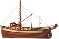 Occre Palamós 1:275 Méretarányú Hajómodell Építőkészlet Gyerekeknek - Tradicionális Színű Fém Vitorláshajó Makett 45,7 cm 1