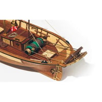 Occre Palamós 1:275 Model lode na zostavenie pre deti - Tradičná farebná kovová plachetnica, maketa 45,7 cm 2