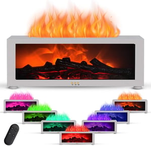 Occzin Flame Aroma Diffuser 150ml LED lánghatás 7 szín távirányító