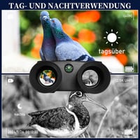 Ocellie Katonai Digitális Éjjellátó Készülék - Fejre Szerelhető, 2.5K Felbontás, 300m Látótávolság, 8X Zoom, 32GB Kártya, Vadászathoz 3