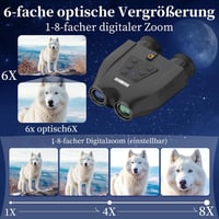 Ocellie Katonai Digitális Éjjellátó Készülék - Fejre Szerelhető, 2.5K Felbontás, 300m Látótávolság, 8X Zoom, 32GB Kártya, Vadászathoz 2