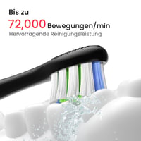 Set cadou periuță de dinți sonică Oclean X Lite albastră, 3 capete de rezervă, rezistentă la apă IPX7, 5 programe de curățare, temporizator, etui de călătorie 6