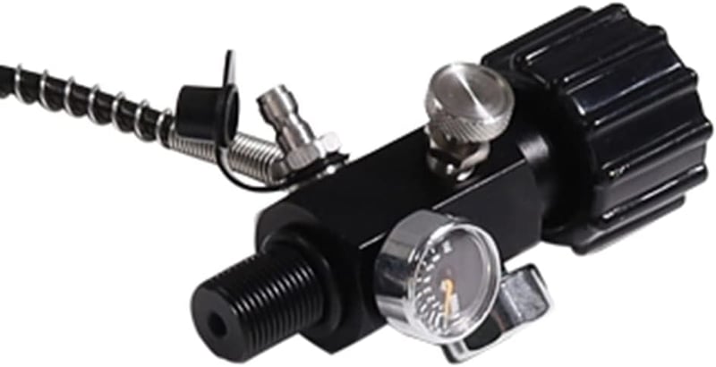Ocnvlia M18X1.5 PCP tartály töltőadapter 6000 PSI dupla manométerrel