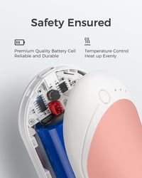 OCOOPA 5200mAh Újratölthető Kézmelegítő Powerbank Hordozható Zsebmelegítő 3