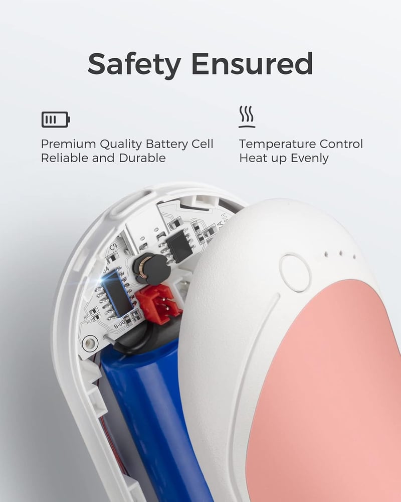 OCOOPA 5200mAh Újratölthető Kézmelegítő Powerbank Hordozható Zsebmelegítő