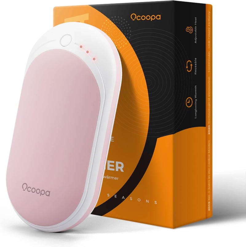 OCOOPA 5200mAh Újratölthető Kézmelegítő Powerbank Hordozható Zsebmelegítő