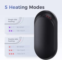 OCOOPA Kézmelegítő 5200mAh, 10 órás melegítés, 5 fokozat, hordozható zsebmelegítő 3