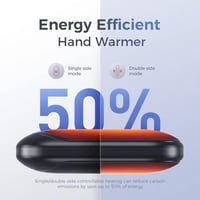 OCOOPA Kézmelegítő 5200mAh, 10 órás melegítés, 5 fokozat, hordozható zsebmelegítő 2