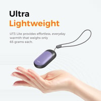 OCOOPA Tölthető Kézmelegítő Szett, 2db Mágneses Hordozható Fűtőtest, 5000mAh, Zsebméretű, 3 Fokozatú Fűtés 53°C-ig, Téli Túrázáshoz, Síelésh 6