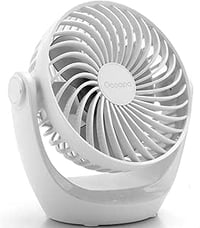 OCOOPA USB Asztali Ventilátor, Halk Asztali Ventilátor 3 Fokozat, 360° Forgatható Asztali Ventilátor 1