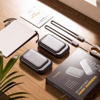 OCOOPA UT4 Young Mágneses Kézmelegítő Szett, 5000 mAh, Ultrakompakt, Vízálló, Gyors Felfűtésű, USB-s Tölthető Kézfűtő Téli Túrázáshoz, 2 db 8