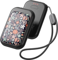 OCOOPA UT4 Young Mágneses Kézmelegítő Szett, 5000 mAh, Ultrakompakt, Vízálló, Újratölthető, Gyors Felfűtésű, Téli Túrázáshoz, 2 db 1