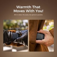 OCOOPA UT4 Young Mágneses Kézmelegítő Szett, 5000 mAh, Ultrakompakt, Vízálló, Gyors Felfűtésű, USB-s Tölthető Kézfűtő Téli Túrázáshoz, 2 db 2