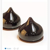 OCPO KITCHEN Silicone Molds for Baking Mousse Cake, French Dessert Mold for Pastry Chocolate, Cupcake, Ice Cream Mould, Cake Decoration Mold, 3D Water Drop Shape (6-Cavity) 3