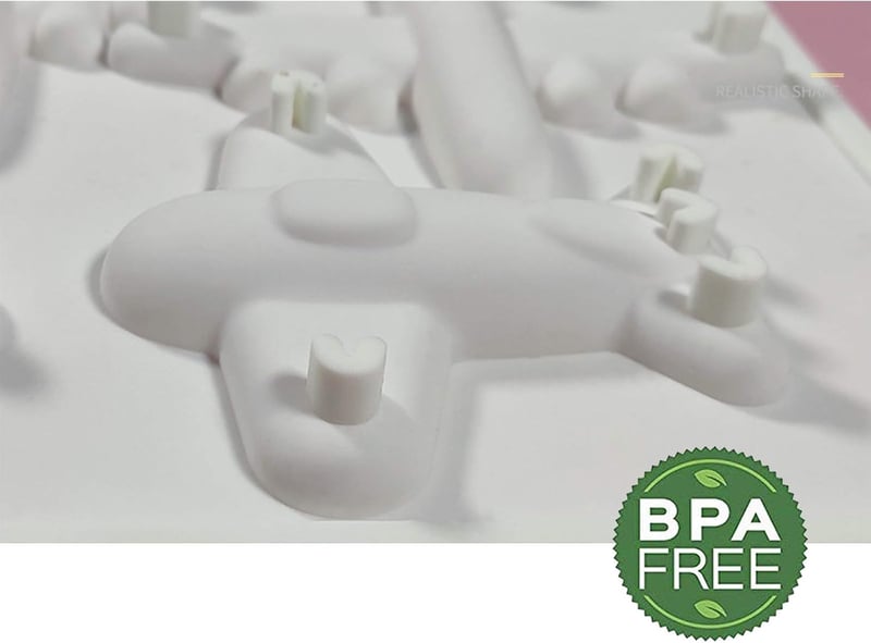 OCPO KITCHEN Szilikon Repülőgép Sütőforma 3D Torta Mousse Sütemény Csokoládé Forma Tapadásmentes BPA Mentes
