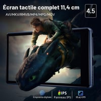 MP3 prehrávač ODEJOI 163 GB s WiFi a Bluetooth, 4,5-palcový dotykový displej, Android 13, Spotify, Amazon Music, Deezer, FM rádio, Obchod Play 6
