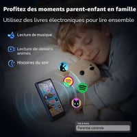 MP3 prehrávač ODEJOI 163 GB s WiFi a Bluetooth, 4,5-palcový dotykový displej, Android 13, Spotify, Amazon Music, Deezer, FM rádio, Obchod Play 7