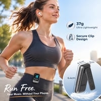 MP3 prehrávač ODEJOI 64 GB s Bluetooth 5.3, klipom, dotykovou obrazovkou, tlačidlami a vstavaným reproduktorom 2