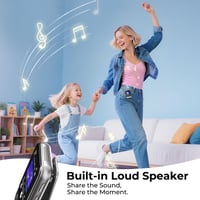 MP3 prehrávač ODEJOI 64 GB s Bluetooth 5.3, klipom, dotykovou obrazovkou, tlačidlami a vstavaným reproduktorom 9