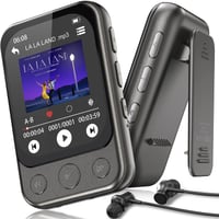 MP3 prehrávač ODEJOI 64 GB s Bluetooth 5.3, klipom, dotykovou obrazovkou, tlačidlami a vstavaným reproduktorom 1