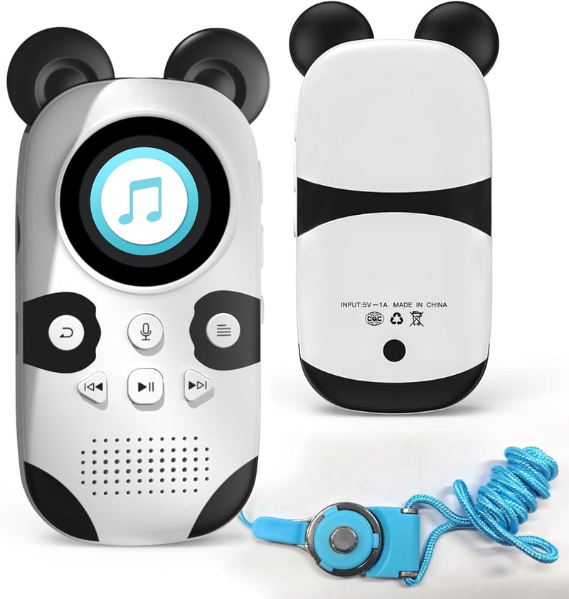 ODEJOI gyerek MP3 lejátszó Bluetooth 5.3 panda mintás - 64 GB