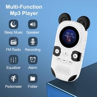 ODEJOI gyerek MP3 lejátszó Bluetooth 5.3 panda mintás - 64 GB 8