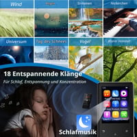 MP3 prehrávač ODEJOI, Bluetooth 5.3, 64 GB, 2,4-palcový displej, dotykové tlačidlá, reproduktor, kovové telo, HiFi zvuk, FM rádio, čítačka e-kníh, podpora kariet do 128 GB 6