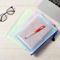 Oderra A5 Dokumentum Táska 15 Zsebbel, Cipzáras Hálós Táska 5 Szín - Single, 15 x A5 multicoloured 7