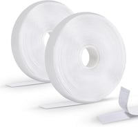 Oderra Öntapadós Szalag 8m - Erős Kétoldalas Tépőzár Ablak Képkeret Szúnyogháló Autó DIY Fehér 1
