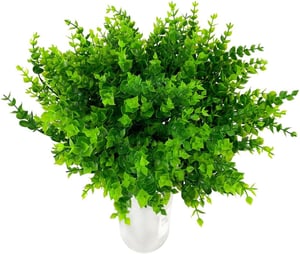 ODIWEN Umjetni eukaliptus dekoracija - 2x12 buketa, 7 grana po buketu