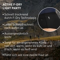 Dámske funkčné športové nohavičky Odlo Active F-Dry Light – čierne, veľkosť XL – športová bielizeň s odvodom vlhkosti 6