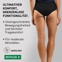 Dámske funkčné športové nohavičky Odlo Active F-Dry Light – čierne, veľkosť XL – športová bielizeň s odvodom vlhkosti 3