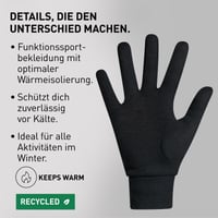 Unisex rukavice Odlo Active Warm ako spodná vrstva na lyžovanie a beh 2