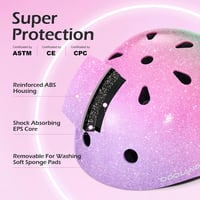 Cască de protecție pentru copii Odoland, reglabilă și ventilată, pentru băieți și fete cu vârste între 3-8 ani, ideală pentru bicicletă, trotinetă și role 3