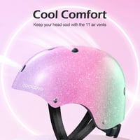 Cască de protecție pentru copii Odoland, reglabilă și ventilată, pentru băieți și fete cu vârste între 3-8 ani, ideală pentru bicicletă, trotinetă și role 4