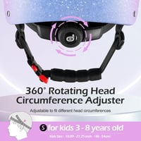 Odoland Gyerek Kerékpáros Sisak 48-54 cm Könnyű Lélegző Roller Skate 2
